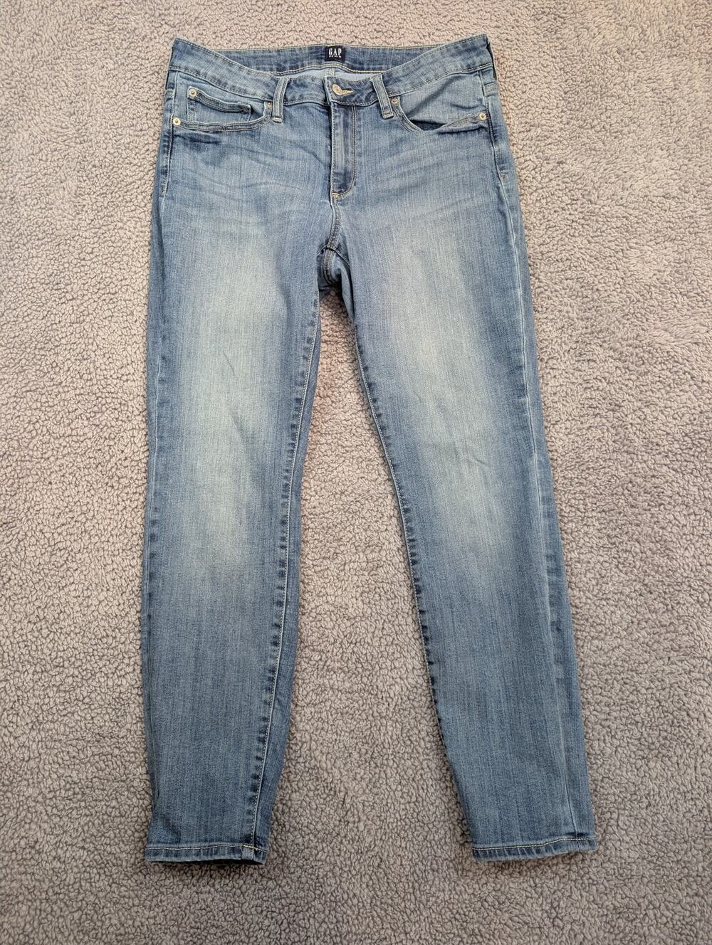 Gap Jeans Women's Size 32 Blue Curvy True Skinny (1063)
